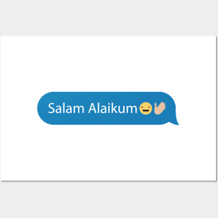 the Greeting of Islam - Imessage - Text Bubble - Text Message - Salaam Alaikum Posters and Art